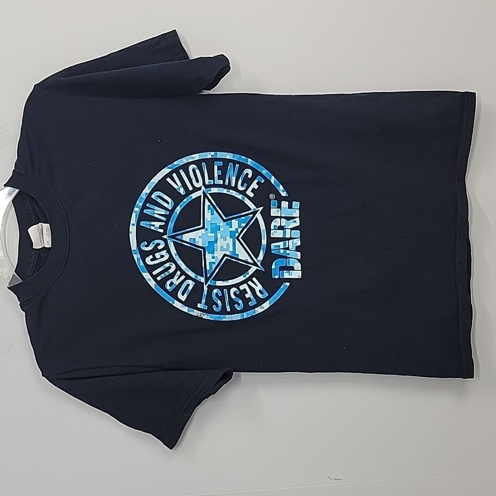 DARE Resist Drug And Violence Crewneck Tee